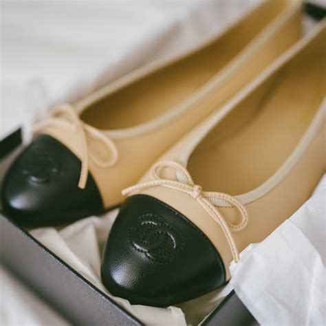 chanel ballerinas real vs fake|chanel ballet flats reviews.